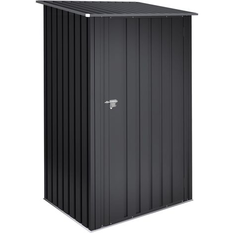 Hoggar – Abri de jardin métal Sansa 1100 L – Dimensions extérieures 104x99x160 cm – Structure en tôle galvanisée – Garantie anti-corrosion 15 ans
