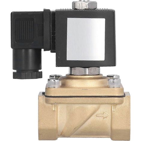 Électrovanne à membrane en laiton normalement fermée, type G, filetage 3/4 po, remplacement 24 V CC (1/5)