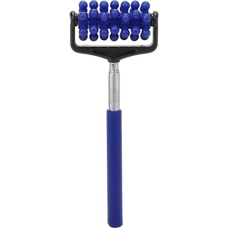 Bâton de massage télescopique pour le dos, pour soulager les douleurs musculaires (bleu foncé)-AquaForge (1/5)