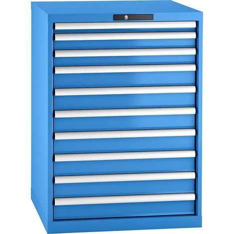 LISTA, Armoire à tiroirs en tôle d'acier, h x l 1000 x 717 mm, (1/5)