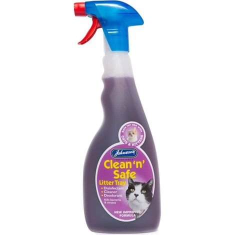 Johnsons Clean & Safe Litter Tray - 500ml - 170915 (1/2)