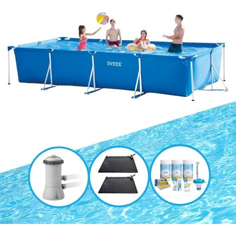 Intex Piscine Tubulaire Rectangulaire - 450x220x84 cm - 4-pièces S22362 (1/5)
