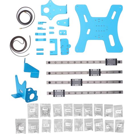 Kit d'amélioration imprimante 3D, guides linéaires 300mm, vis sans fin, courroie crantée pour Ender 3 Pro, accessoires de remplacement (1/5)