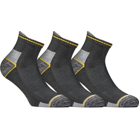CALZA ANTI INFORTUNISTICA (3 PAIA) NERO CORTISSIMA 39-42