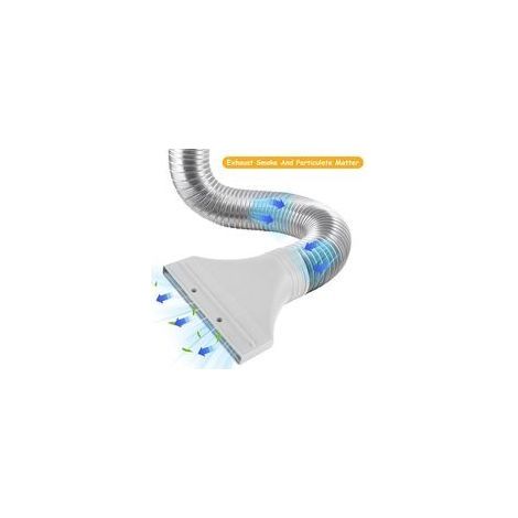 Adaptateur de Fenêtre pour Tuyau d'Évacuation de Climatiseur, Passage Plat pour Tuyau d'Évacuation, Adaptateur pour Fenêtres de Toit et Fenêtres Inclinables (1/4)