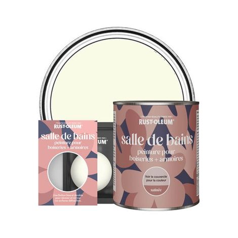 Peinture pour Boiseries & Armoires de Salle de Bains, Finition Satinée - Sablé (1/3)