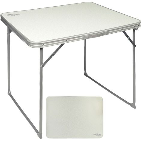 Tavolo pieghevole Aktive bianco per esterni