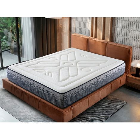 Matelas 140X190 IMPERIUM FOAM épaisseur 29 CM  Mémoire de Forme Multicouche  Ergonomique  Fermeté Moyenne  Respirant & Antibactérien