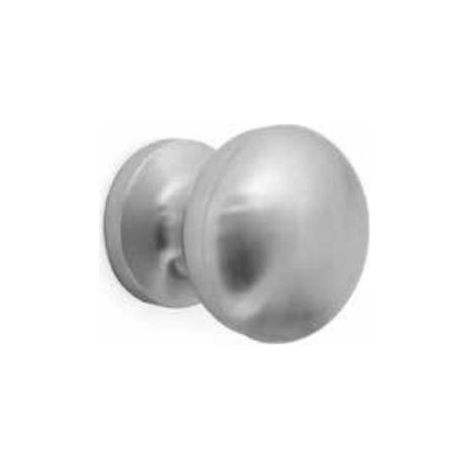 Pomolo fisso ponza viTel d 65mm con attacco a 2 viti cromo satinato