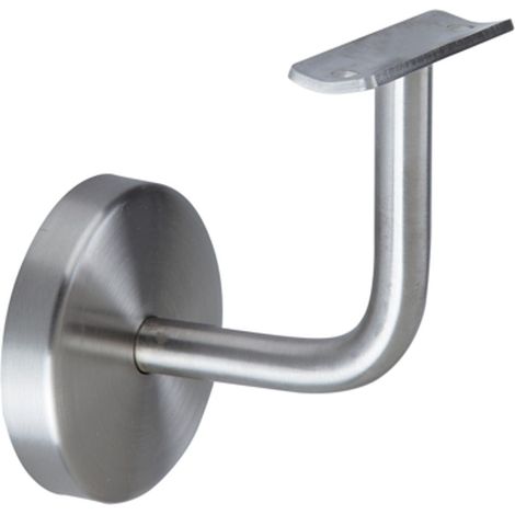 Soporte pasamanos acero inoxidable para barandilla tubular interior/exterior