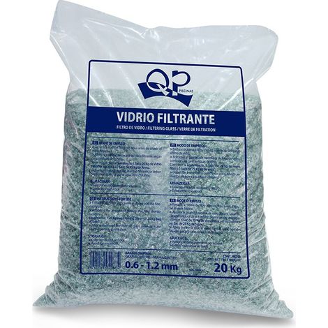 Filtre piscine qp filter glass 20kg verre recyclé économique