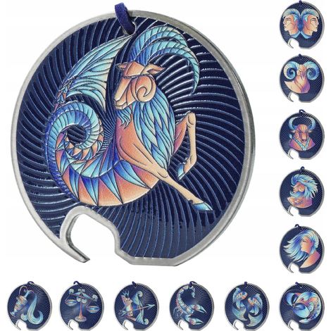 KADAX Flaschenöffner, Zodiak Design, Bieröffner aus Edelstahl, Sternzeichen-Flaschenöffner, Einhand