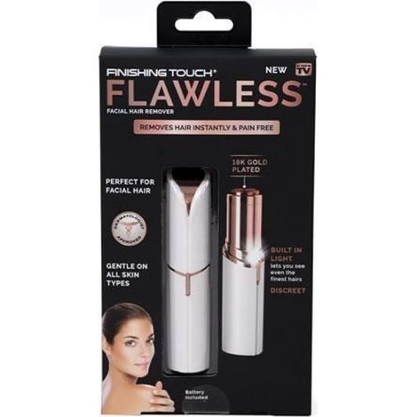 Epilateur Visage - LED Intégrée - Charge USB - Pour Sourcils Et Poils Du Visage - 1 Pièce (1/4)