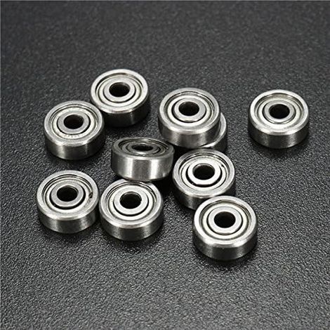10Pcs 693Zz Ball Bearings 3X8X4mm Miniature Double Shielded Ball Bearings