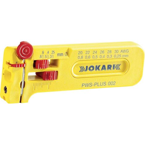 Pince à dénuder de précision – Capacité 0,25 à 0,80 mm Ø – Dispositif de coupe pour fils jusqu'à 1,00 mm – Butée de longueur réglable – Lutz Blades (1/10)