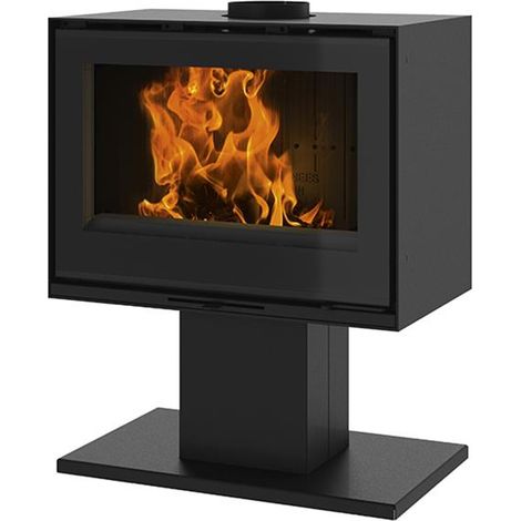 10-kw-holzofen (schwarz) - Godin - 411202ANTH