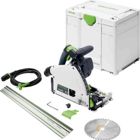 Festool Tauchsäge Säge TS 60 KEBQ-Plus-FS Führungsschiene FS1400/2 Set 577417 (1/5)