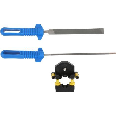 Kettensägen-Schärfset – Set mit 3/16"- und 325"-Feilen für verschiedene Winkel und schnelles Nachschärfen (1/5)
