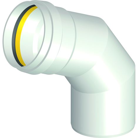 PP-Polo-Eco-Plus Premium Bogen DN100/da110 67.5 Gr.f.SN8 u.SN12weiss