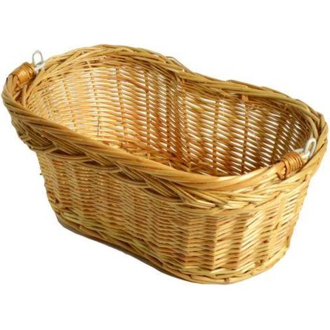 Cesta vimini mafalda con manico mobile cm29x17h12
