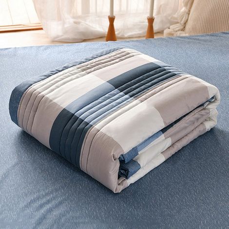 Green Mobility-Couverture rafraîchissante - 150 x 200 cm - Couverture légère et climatisée - Fonction de refroidissement automatique - Idéale pour les siestes à la maison et en voyage (1/3)