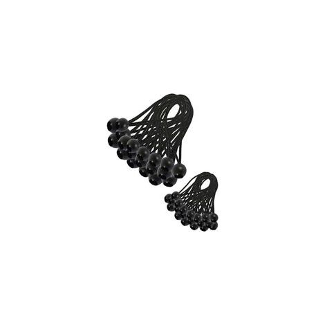 30 Pièces Tendeur Elastique, Tendeur Bache, Sandow Elastique, Tendeur élastique pour Pavillon, Bache, Camping, Tente, Rideaux Harnais d’Extension(200mm and 150mm) (1/3)