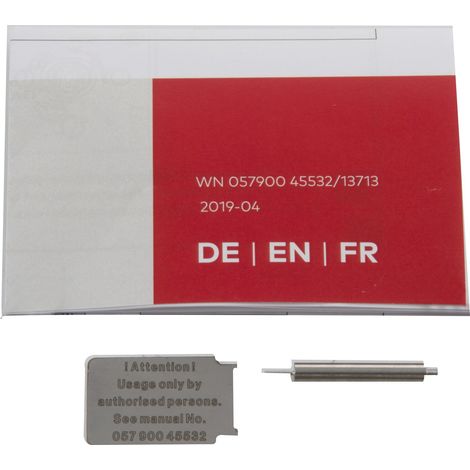 Einstellwerkzeug zum Umstellen der Panikseite für SVP 6000 Schlösser (1/2)
