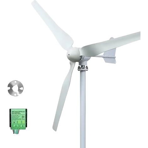 Generador de turbina eólica, funcionamiento silencioso, alta eficiencia, con MPPT-b gratuito, 4000 W-b, 12 V (1/2)