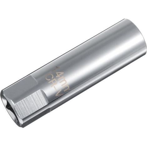 Douille pour clés à bougies 14mm 3/8" pour BMW Mercedes Toyota Peugeot - - Prise de bougie - Acier (1/4)
