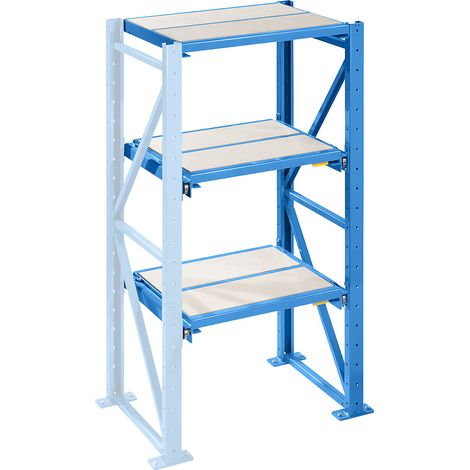 LISTA, Rayonnage à tablettes coulissantes pour charges lourdes, (1/5)