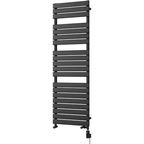 Typhoon - Black Dual Fuel Towel Rail H1564mm x W500mm Thermostatic WIFI (1/3)