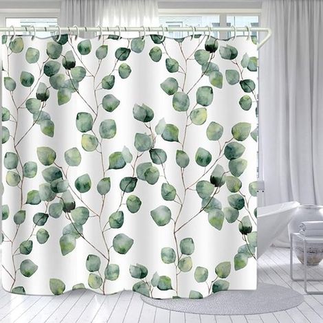 Cortina de ducha, cortina de ducha lavable, cortina de ducha antimoho lavable, Impermeable, Cortina de ducha impermeable, 180x180cm (1/5)
