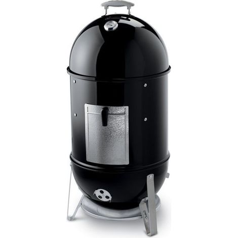 Weber – Fumoir Smokey Mountain Ø 57 cm – Acier émaillé – Thermomètre intégré – 2 grilles de cuisson – 731004 (1/7)
