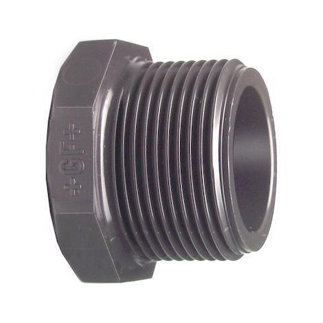 GF Stopfen zylindrisch PVC-U 3/8" AG