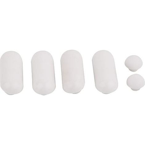 Geberit – Ensemble de coussinets pour couvercle de WC – Accessoire de fixation pour abattant – Lot de 6 pièces – Pour installation facile et durable