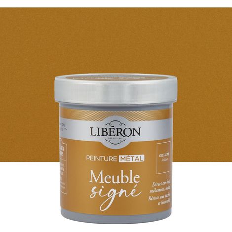 Pintura para muebles y carpintería, marca LIBÉRON, color oro amarillo brillante, 0,5 L LIBERON (1/4)