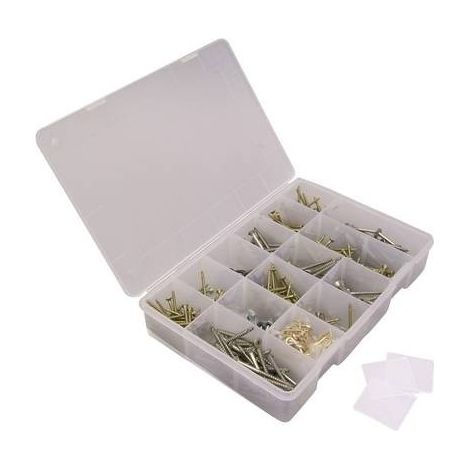 VISO Scatola minuteria (L x L x A) 200 x 135 x 40 mm Scomparti: 21 suddivisione variabile Contenuto 1 pz.