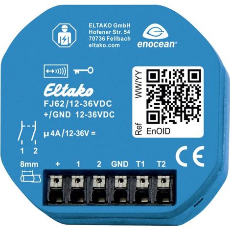 [NEUWERTIG] B-Ware Eltako Jalousieaktor Funk Unterputz 12-36VDC IP20 Steuerung 2 Relais blau 868MHz (1/2)