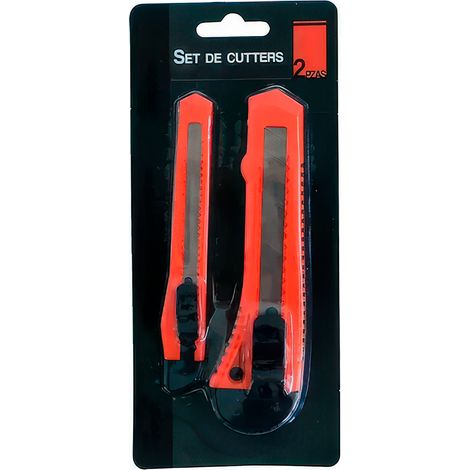 Pack 2 cutters 18 mm Naranja (1/5)