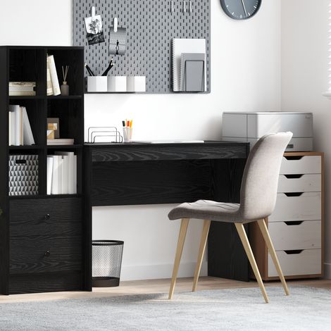 vidaXL Desk Black Oak 100 x 40 x 76 cm