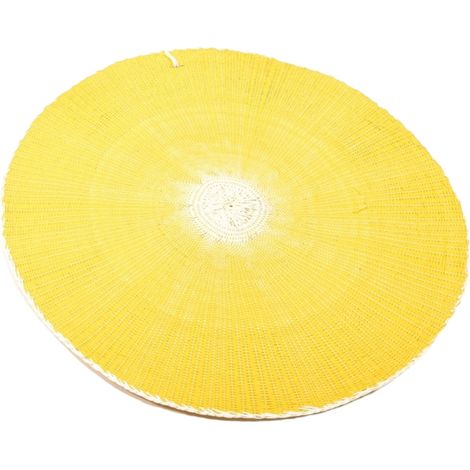 Sottopiatto tovaglietta portapane colorato in carta da Ø 38 cm in modelli assortiti (1/3)