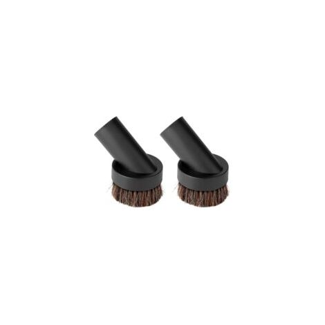 2 cepillos redondos de cerdas suaves para aspiradora, cepillo universal para aspiradora de polvo - Crezuo (1/4)