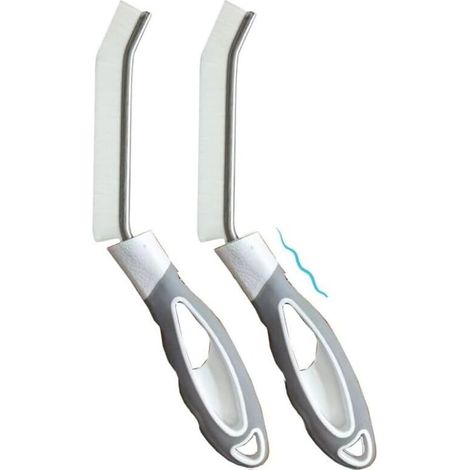Brosse multifonctionnelle à poils durs pour le nettoyage des recoins – Brosse robuste pour joints, nettoyeur d'interstices, brosse de précision pour le nettoyage des carreaux (1/5)