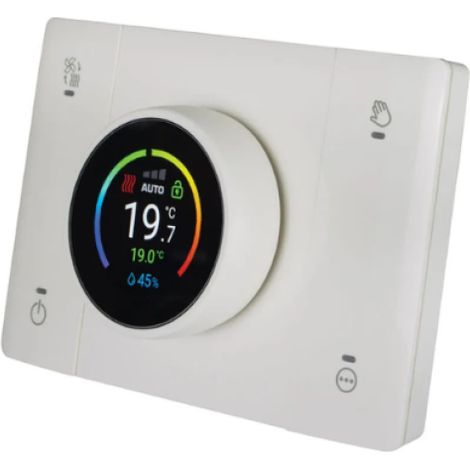 Cronotermostato wi-fi smart connesso t44 bianco opaco whitek ave 446crt-w
