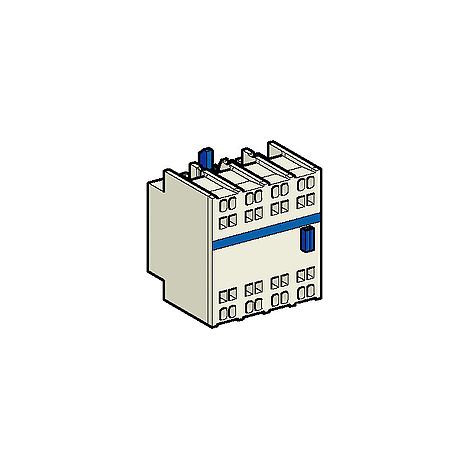 TeSys D - bloc de contacts auxiliaires - 3F+1O - bornes à ressort - LADN313 (1/4)