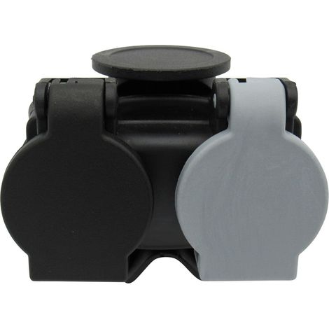 13 Pin Euro To 7 Pin Twin Adaptor - Caravan 12N 12S Accessories Plug Electric Vehicle (1/5)
