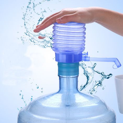 Water Bottles Pump Quick Water Stop Plastic Water Carrier Pump for Bottled Water Dormitory Bucket Water