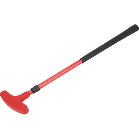 Putter de golf rétractable et réglable à double face avec échelle intégrée pour enfants et adultes - Cadeau ludique rouge (1/5)