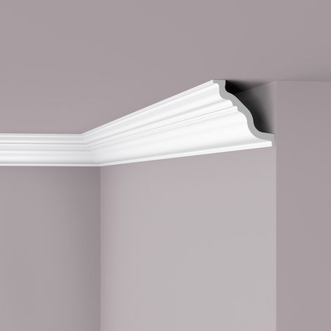 Eckleiste NMC TL NOMASTYL Noel Marquet Zierleiste Stuckleiste Zeitloses Klassisches Design weiß 2 m