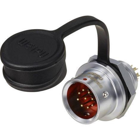 circulaire mâle, droit Ø 12 9 pôles 125 V/AC 3 A IP67 Push-Pull Weipu SF1212/P9 (1/4)